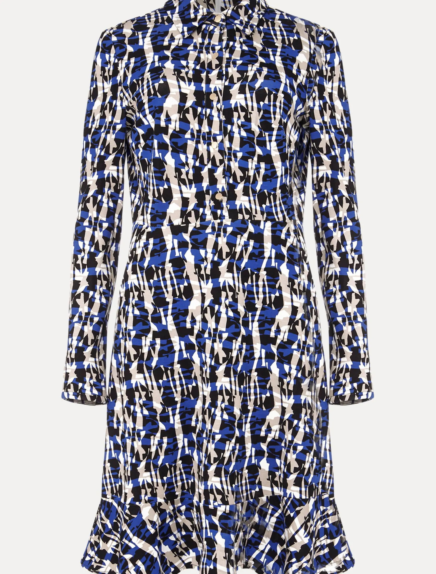 Avaline Abstract Print Dress