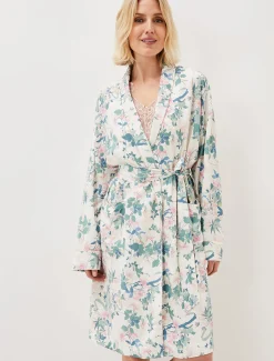 Avarie Chinoiserie Print Robe