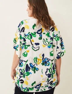 Avery Abstract Print Top