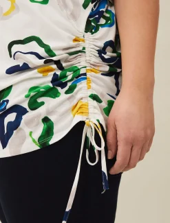 Avery Abstract Print Top