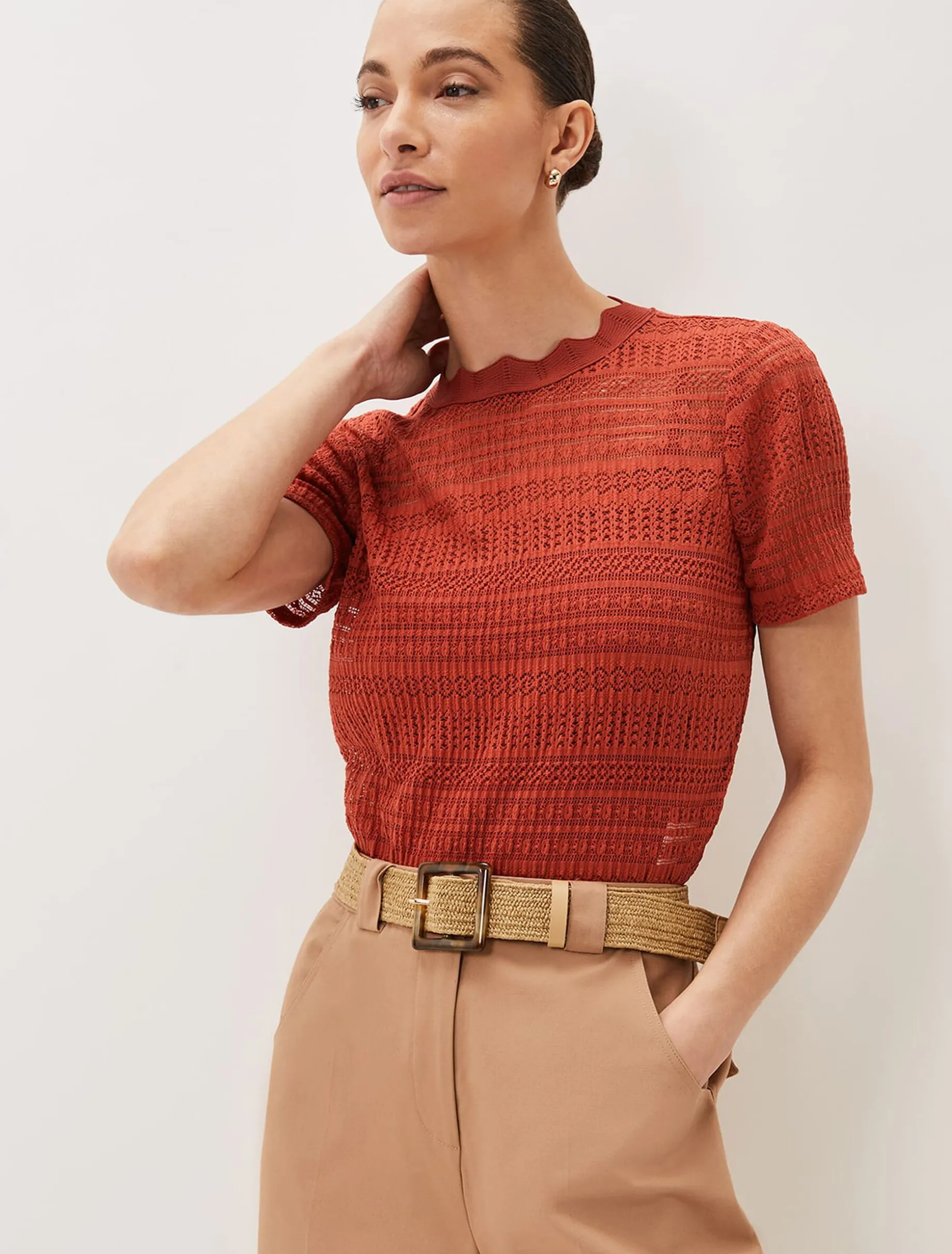 Ayah Fitted Lace Top