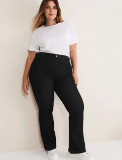 Ayca Topstitch Bootcut Jeans