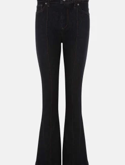 Ayca Topstitch Bootcut Jeans