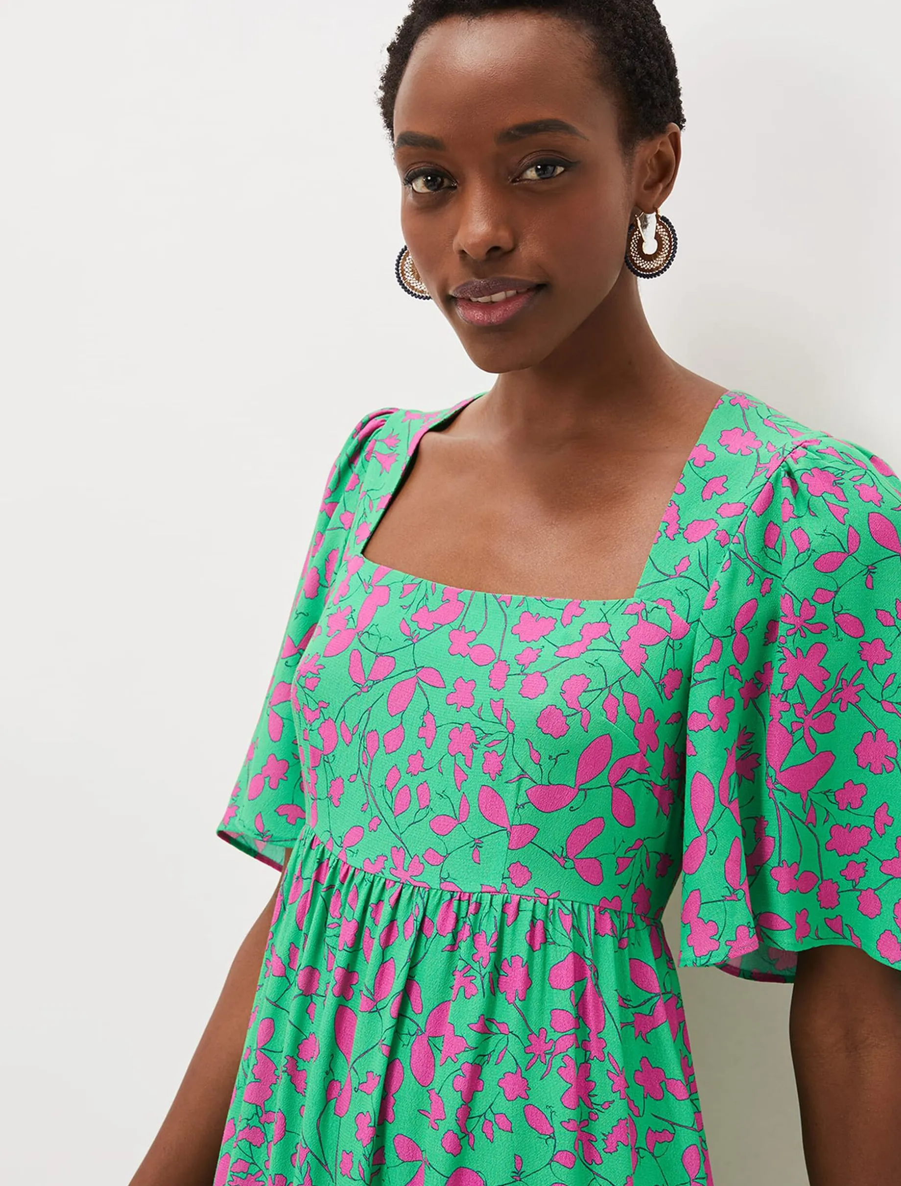 Ayesha Floral Midaxi Dress