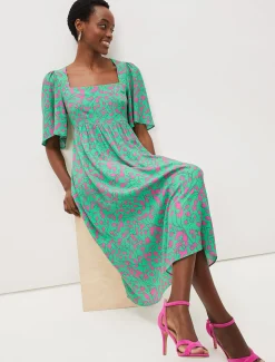 Ayesha Floral Midaxi Dress