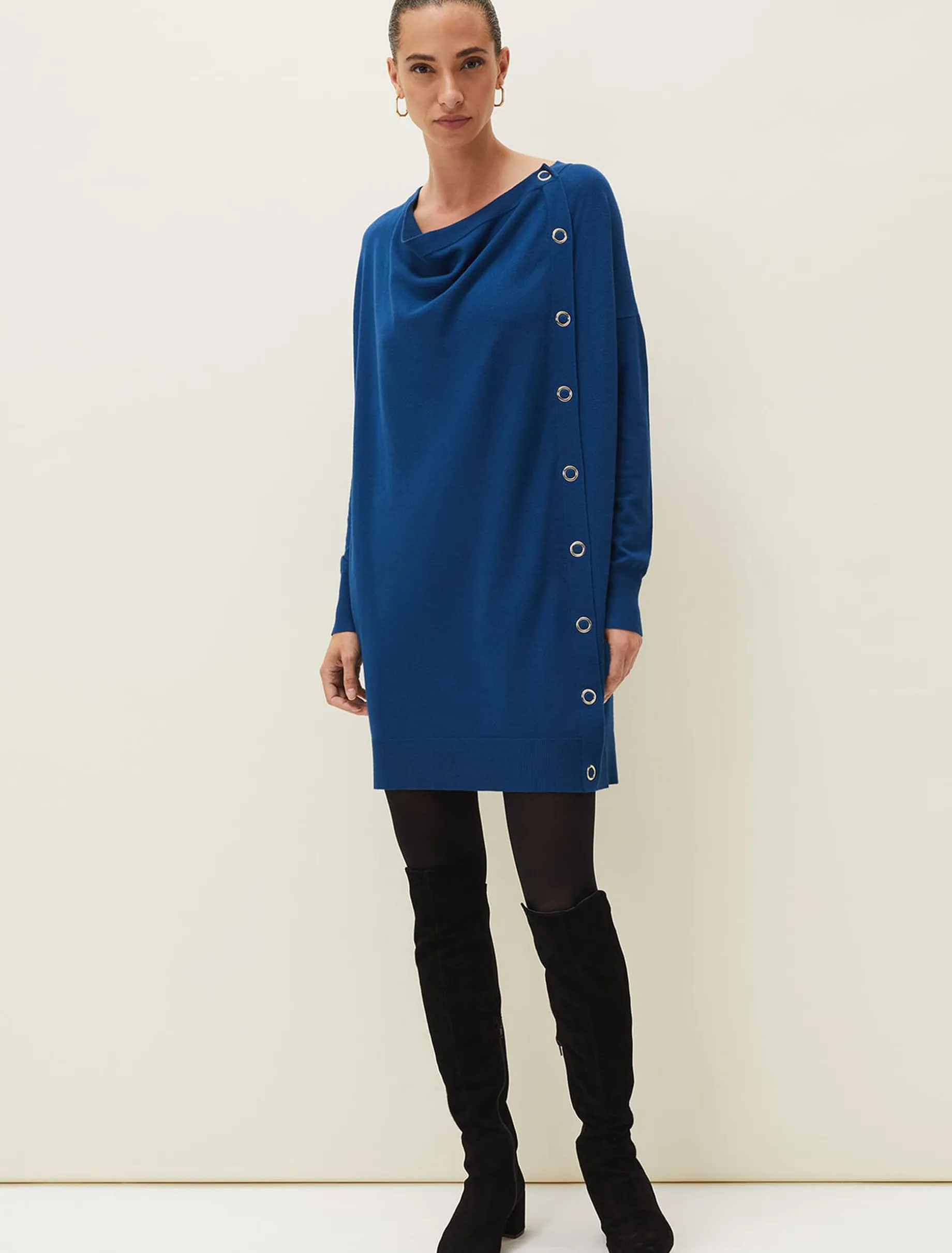 Bailie Button Knitted Dress