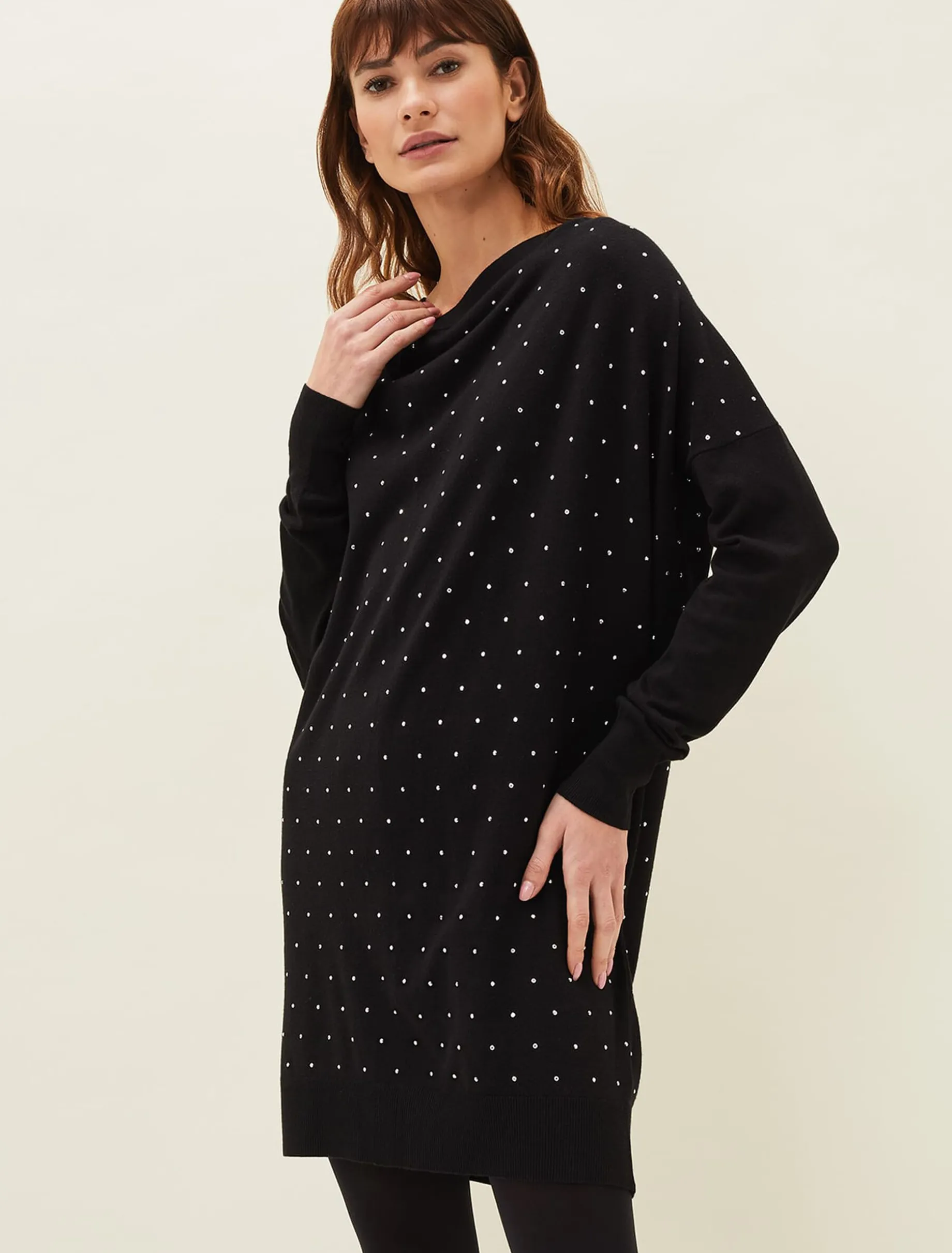 Bailie Studded Knit Dress
