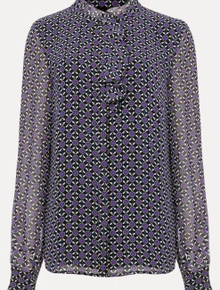 Beatrice Geo Print Blouse