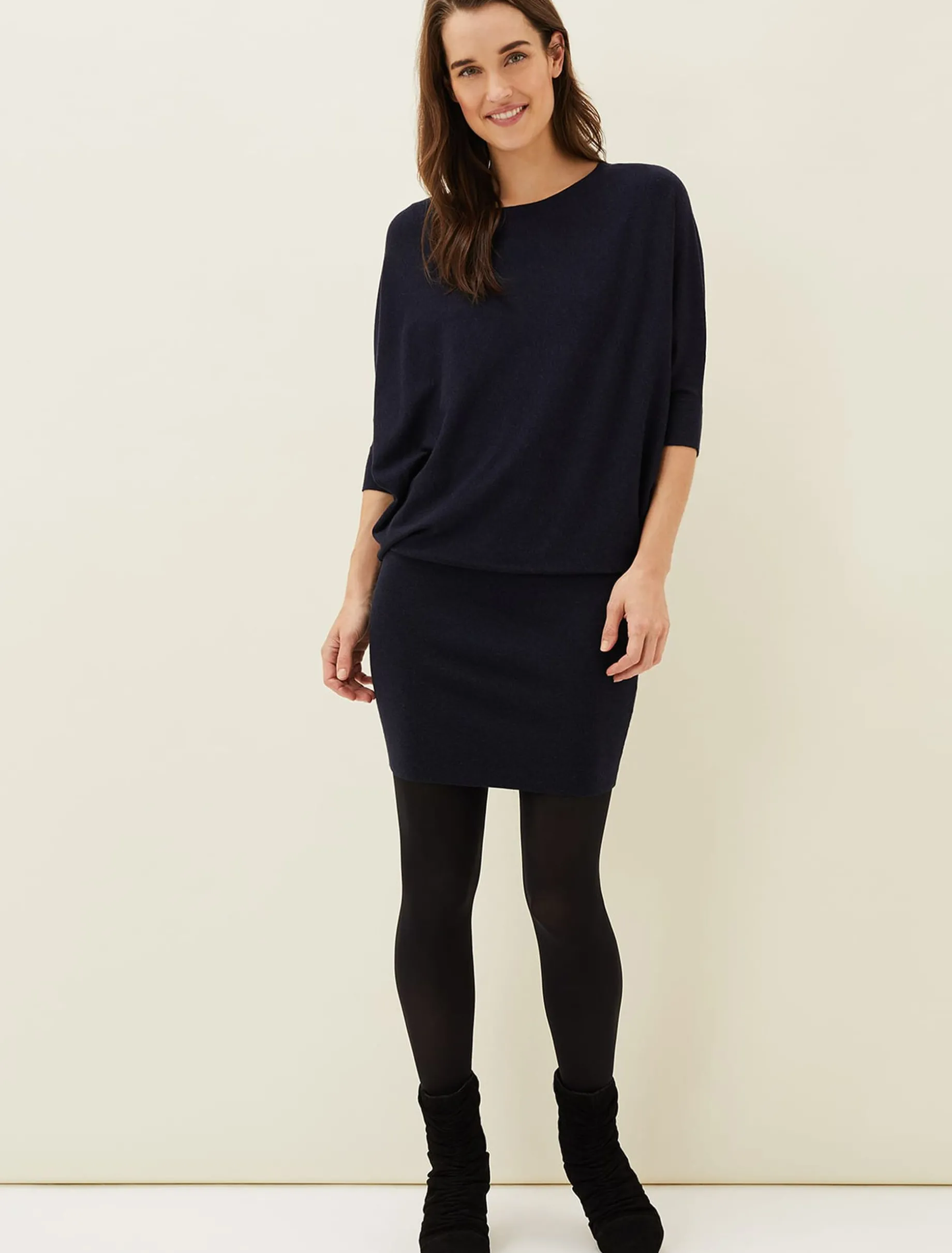 Becca Batwing Knitted Dress