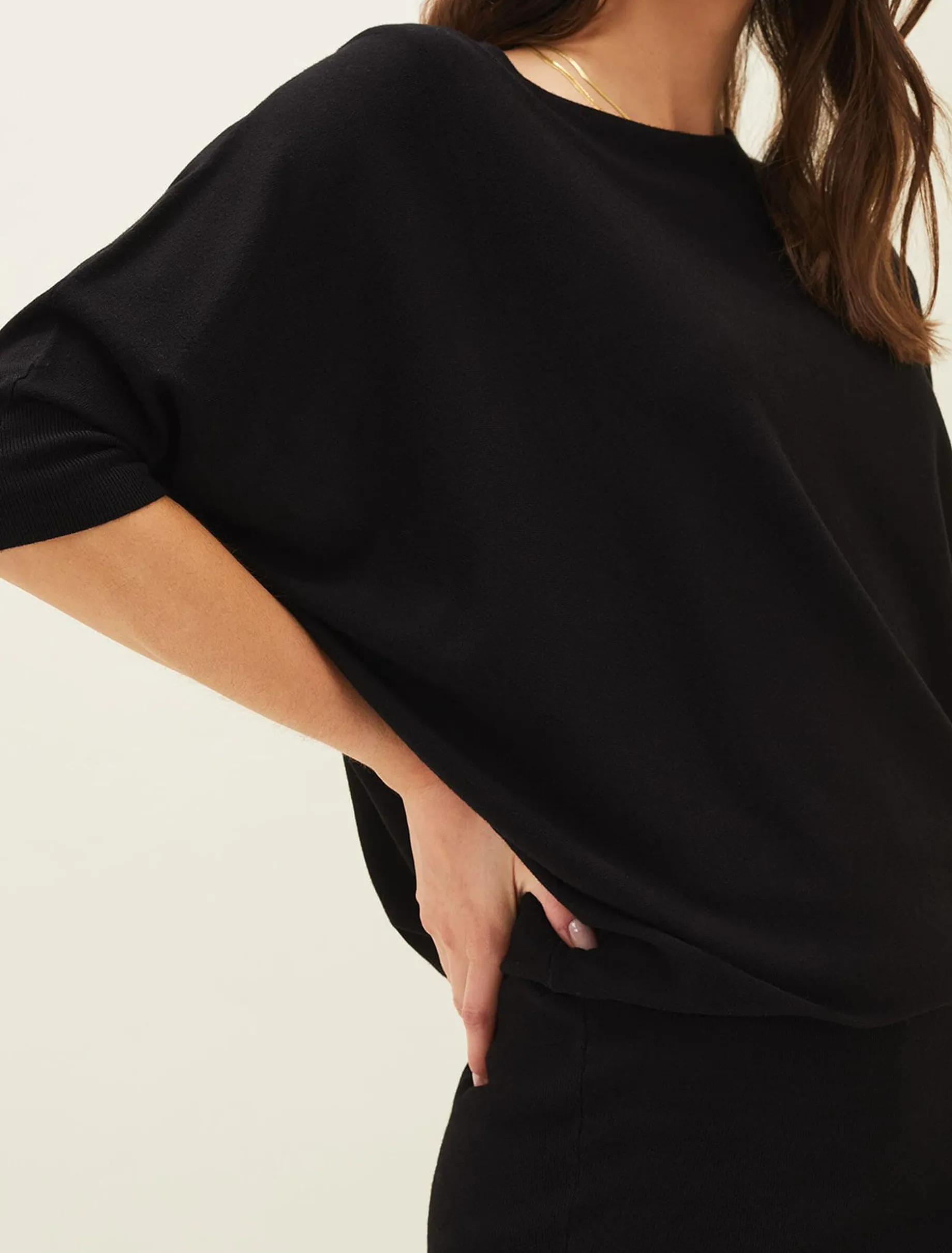 Becca Batwing Knitted Dress
