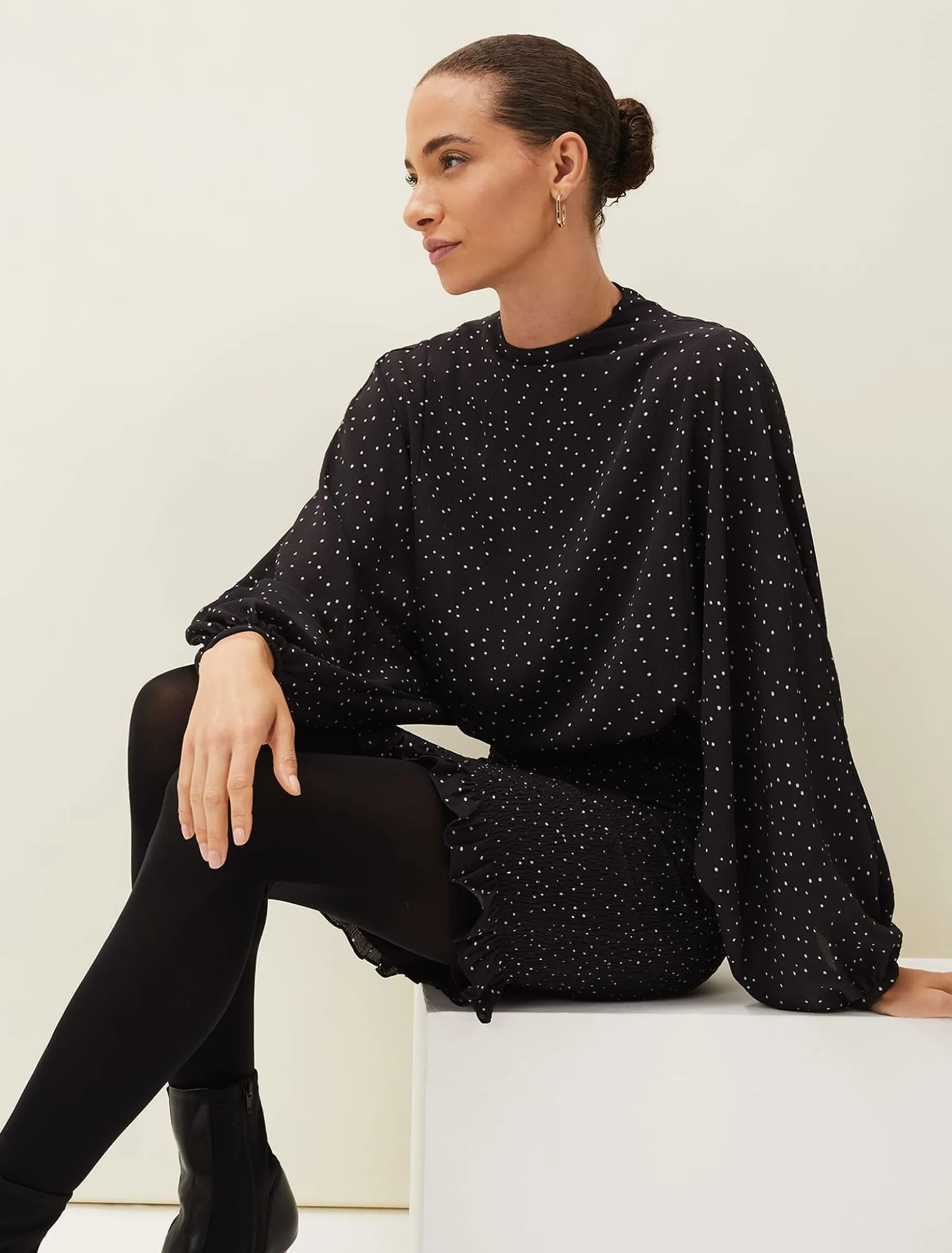 Becca Spot Print Dress