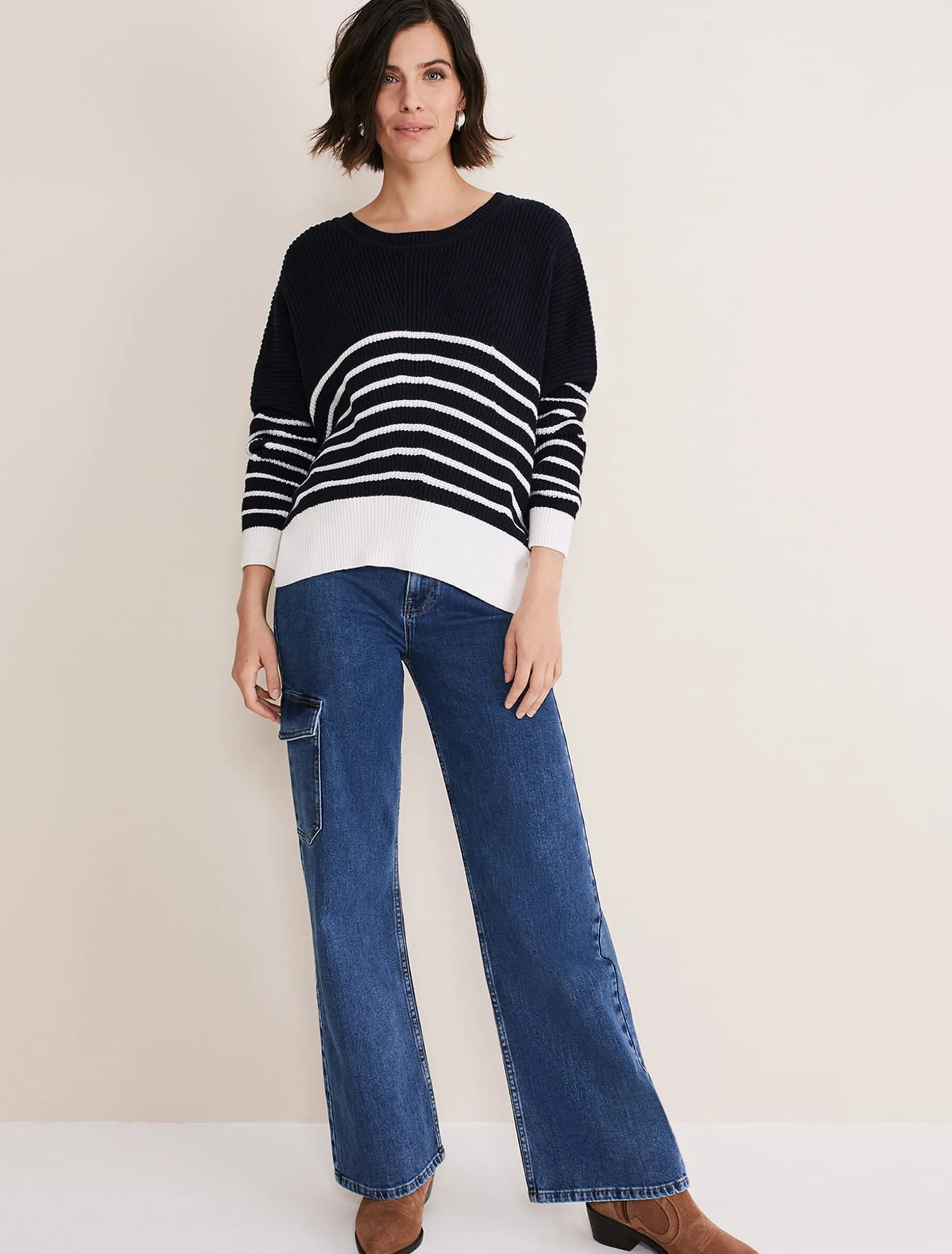 Bella Wool Blend Stripe Jumper