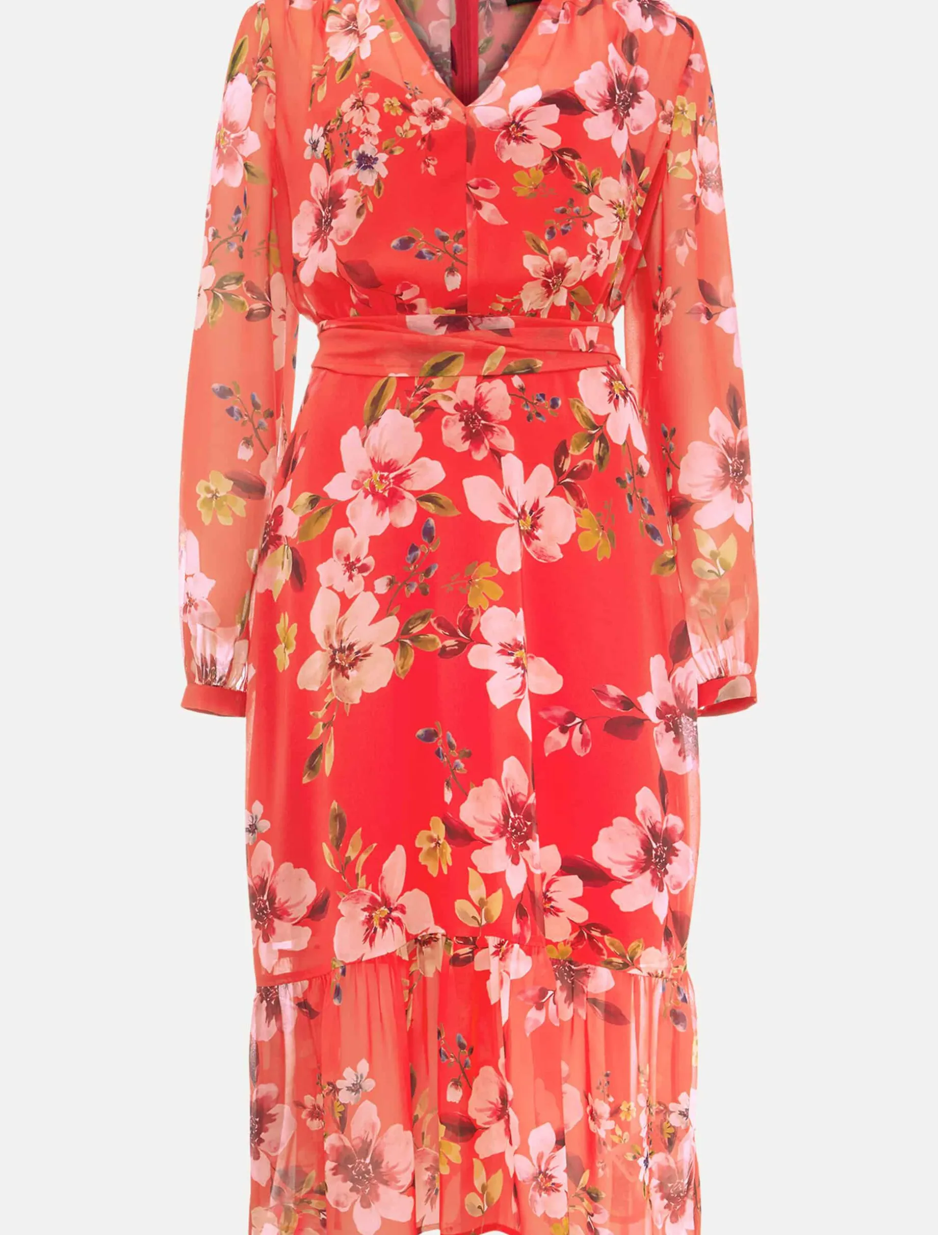 Bernadette Tiered Chiffon Dress