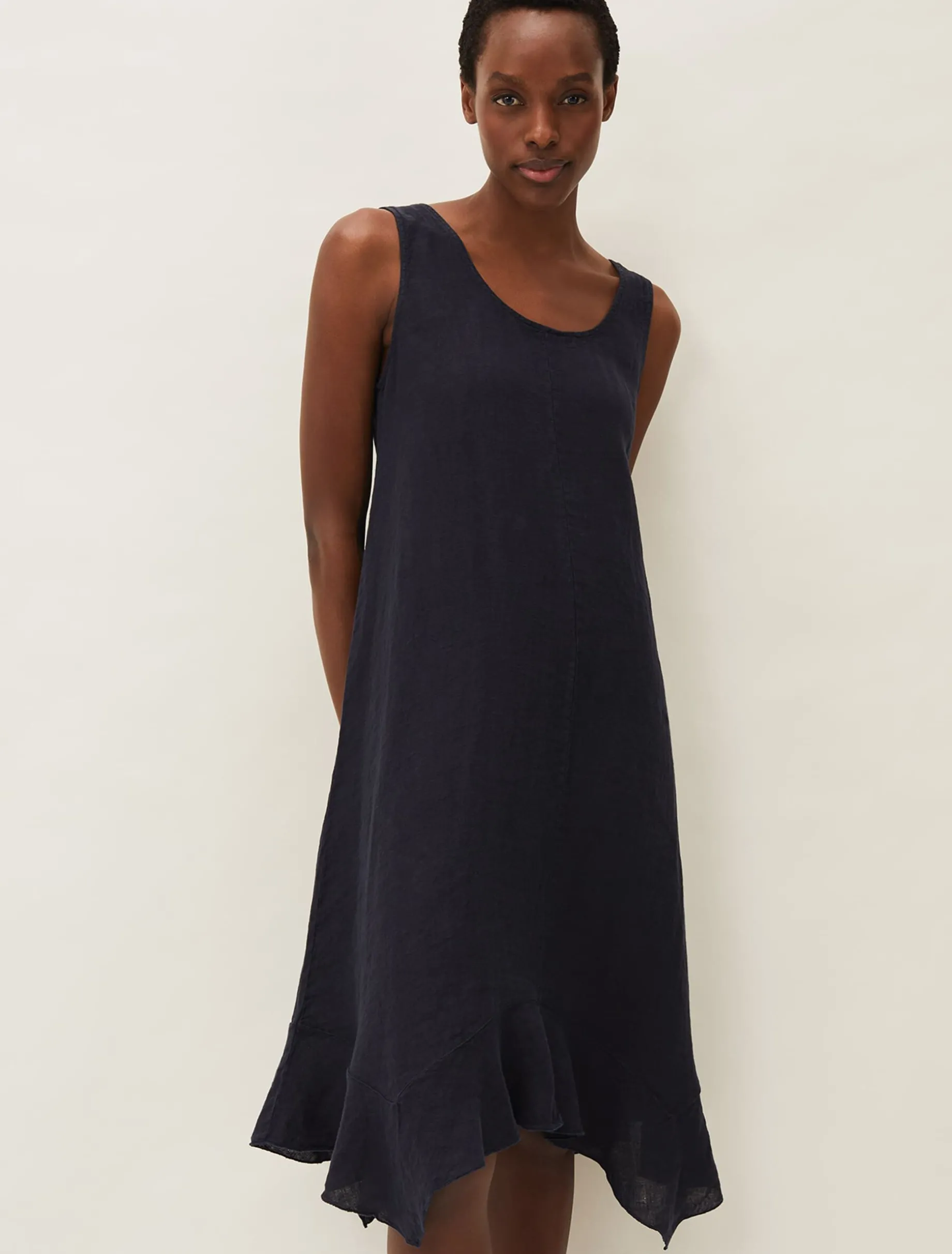 Beverly Linen Swing Dress