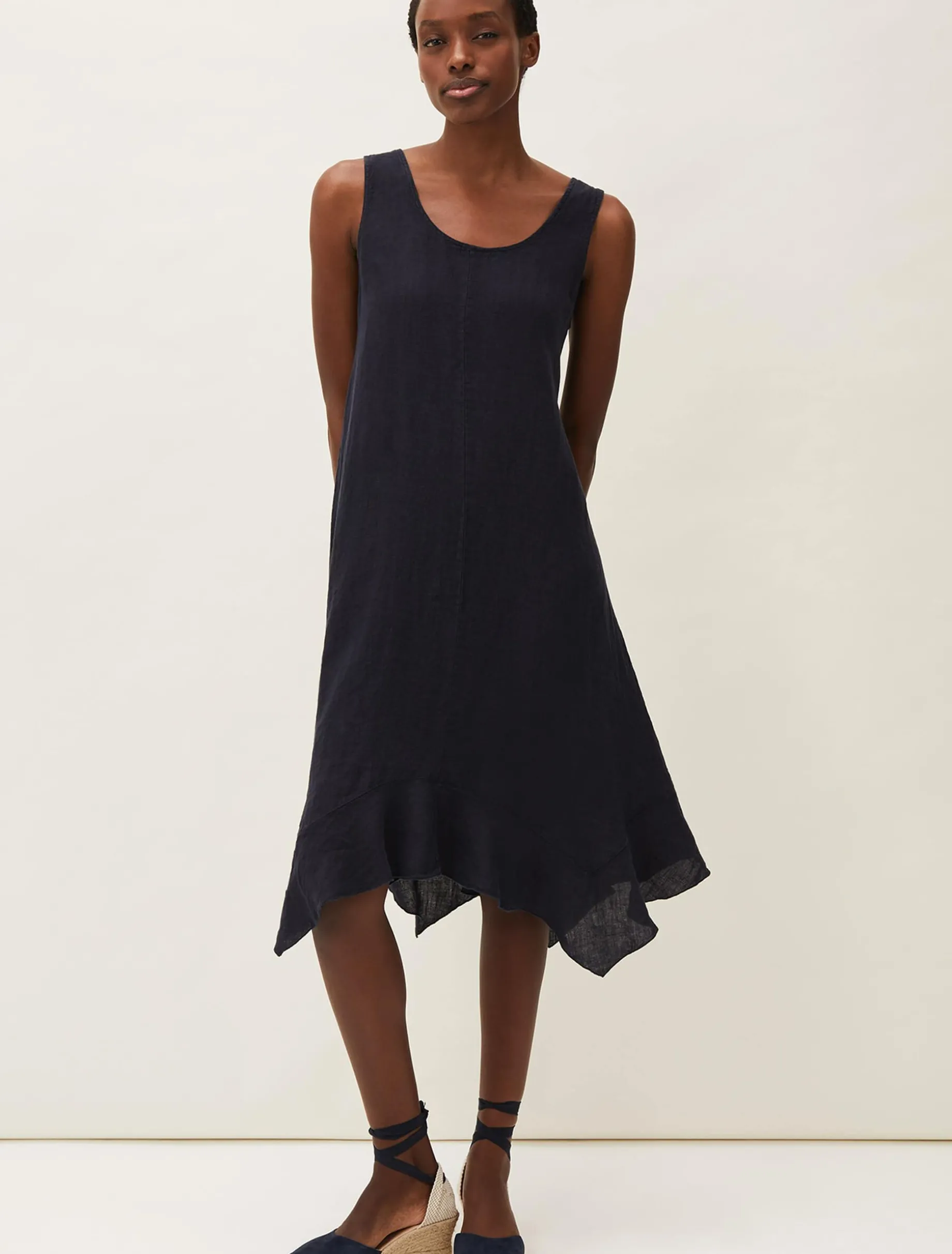 Beverly Linen Swing Dress