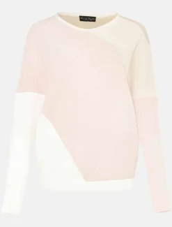 Bex Textured Colourblock Knit Jumper
