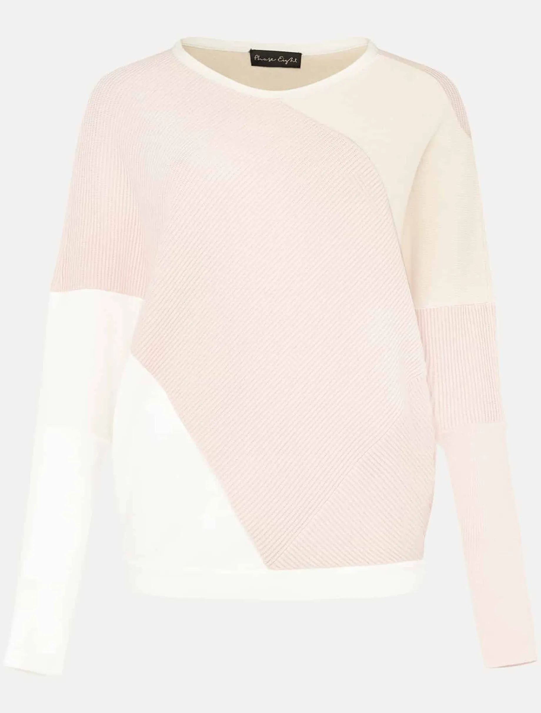 Bex Textured Colourblock Knit Jumper