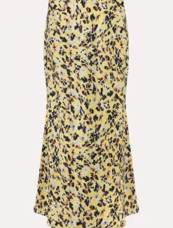 Blaire Floral Satin Slip Skirt