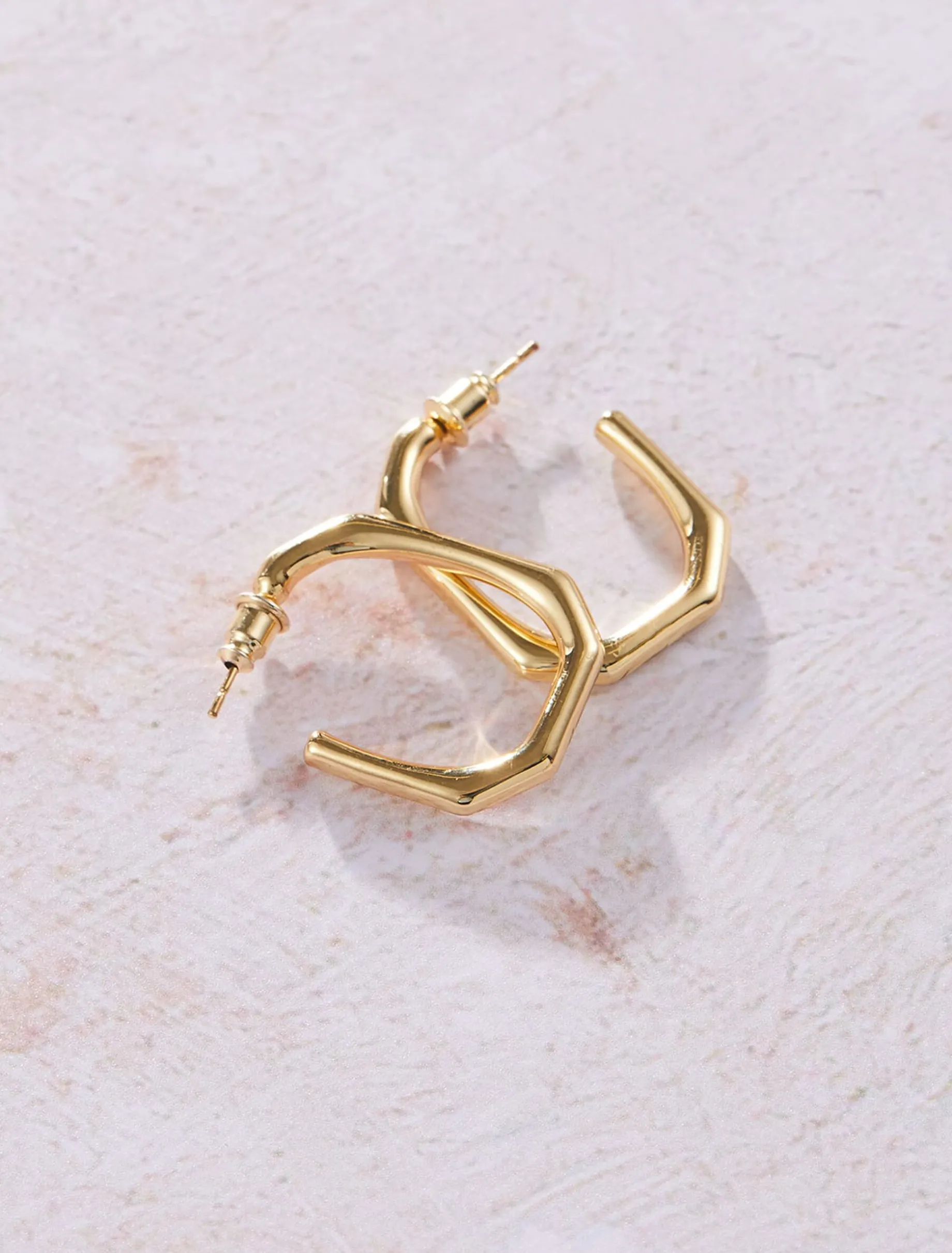 Blakeley Plated Hoop Earrings
