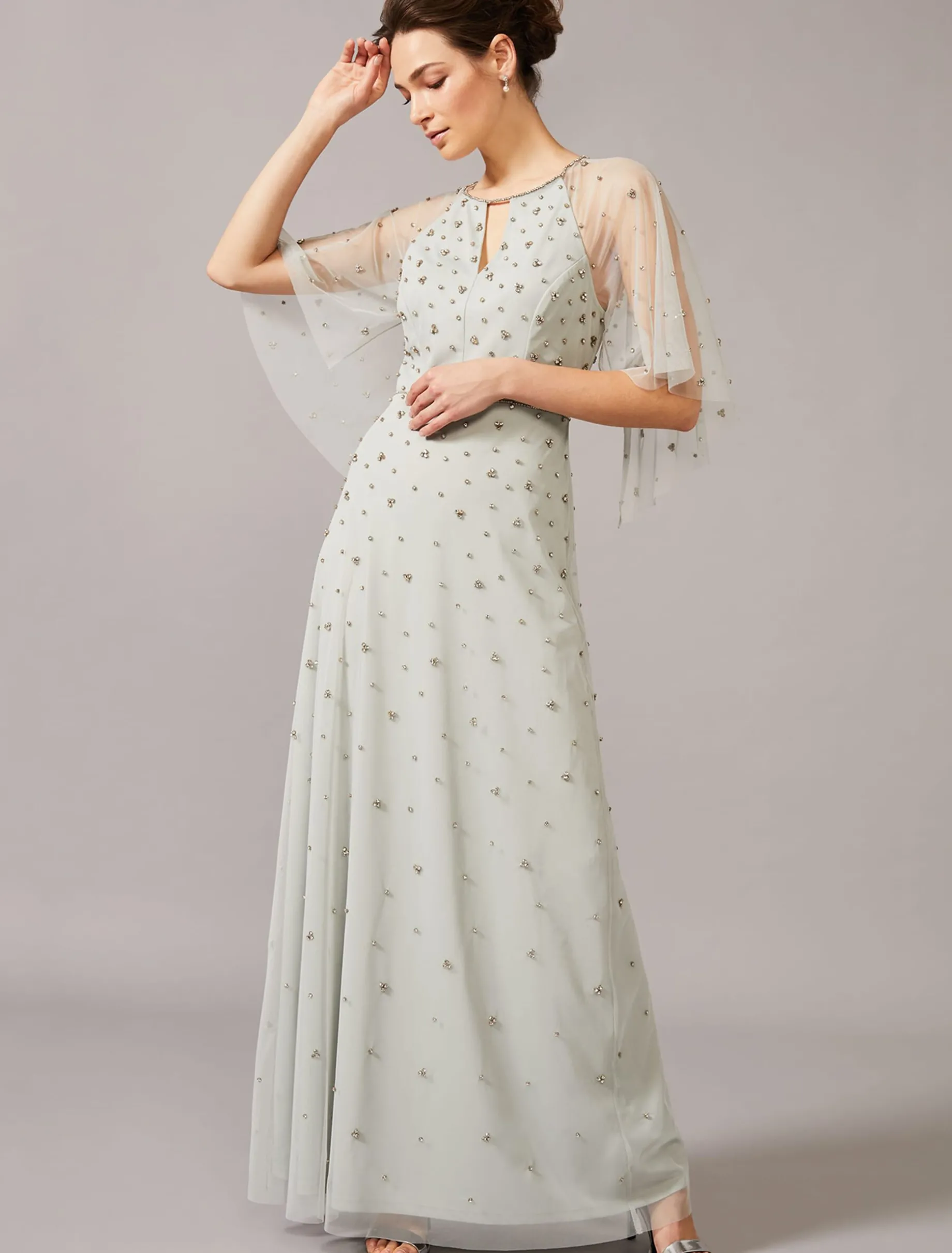 Blanca Sparkle Tulle Dress
