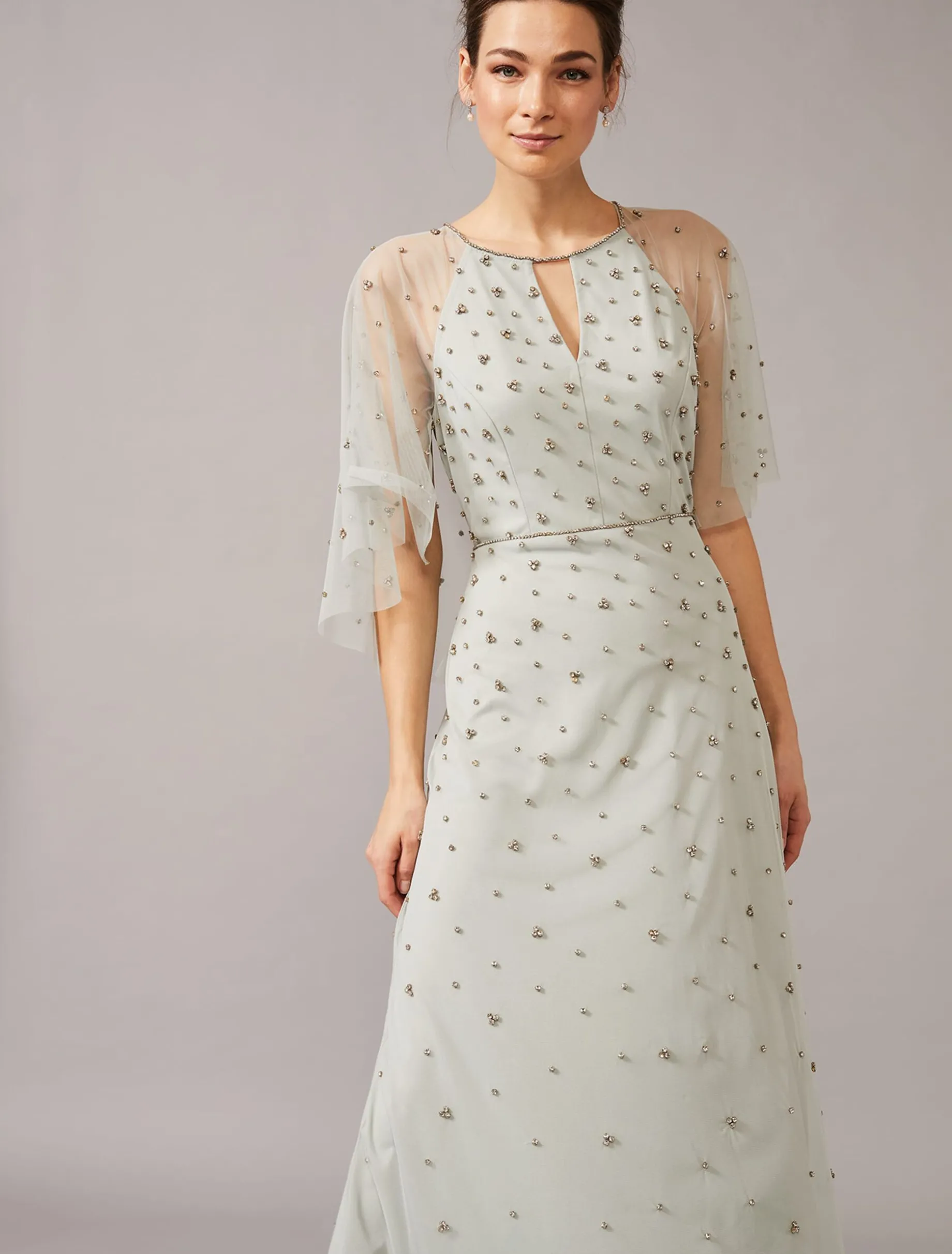 Blanca Sparkle Tulle Dress