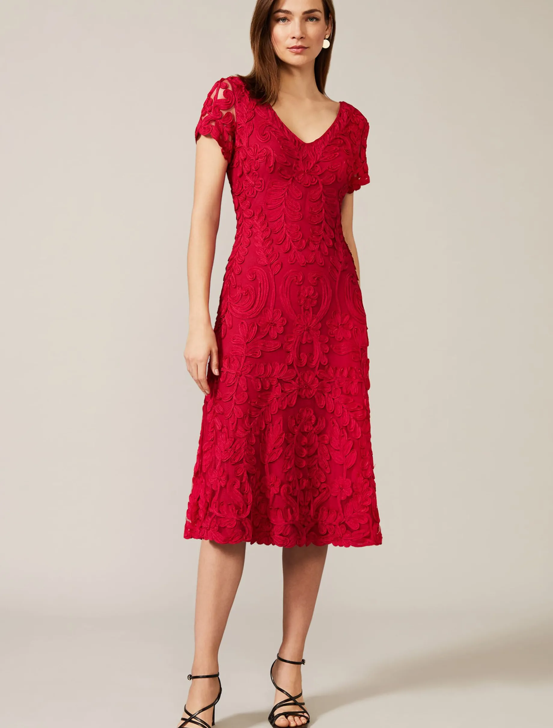 Blossom Tapework Lace Dress