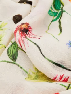 Bouquet Floral Lightweight Scarf
