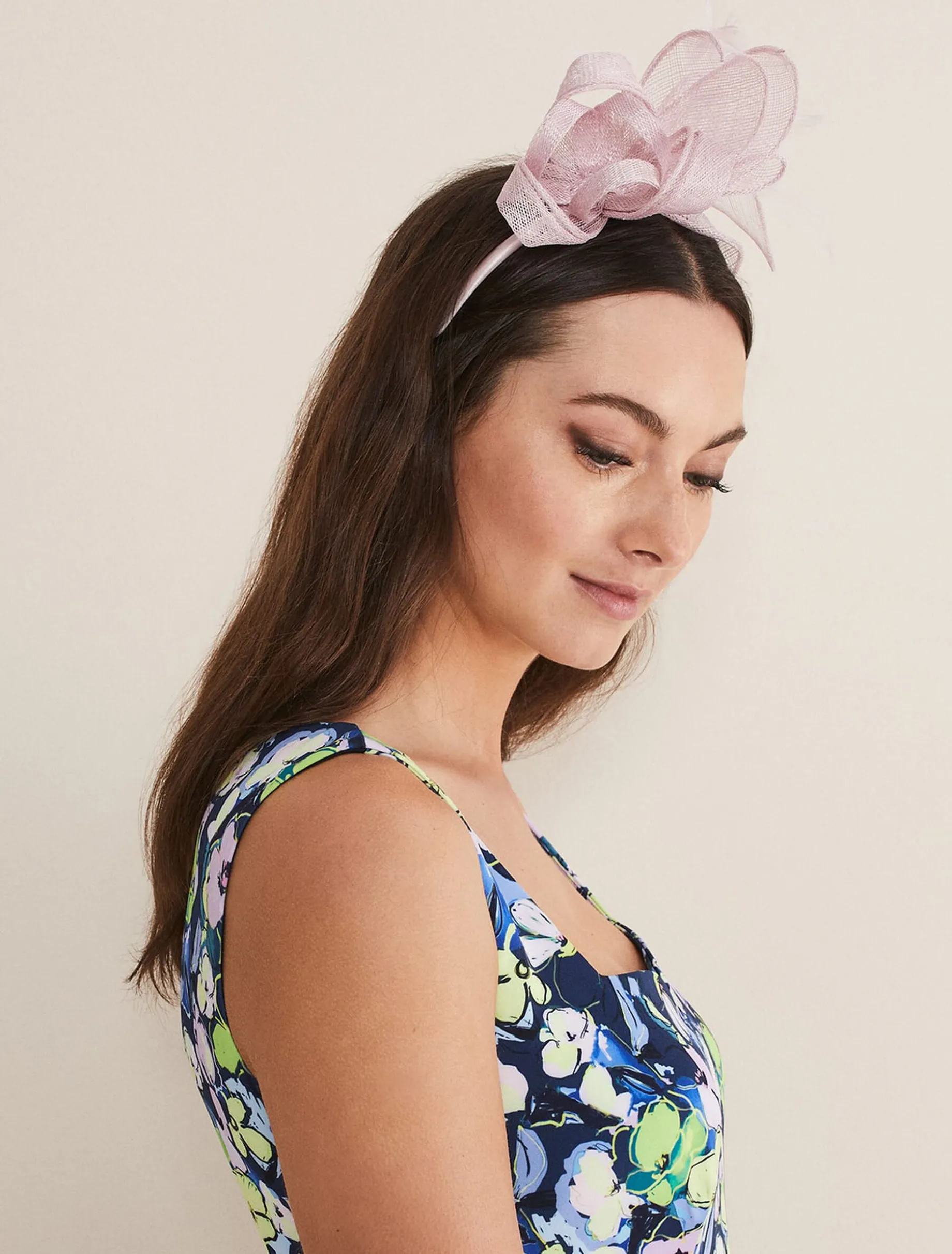 Bow And Feather Headband