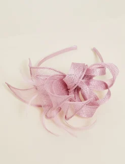 Bow And Feather Headband