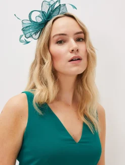Bow And Feather Headband