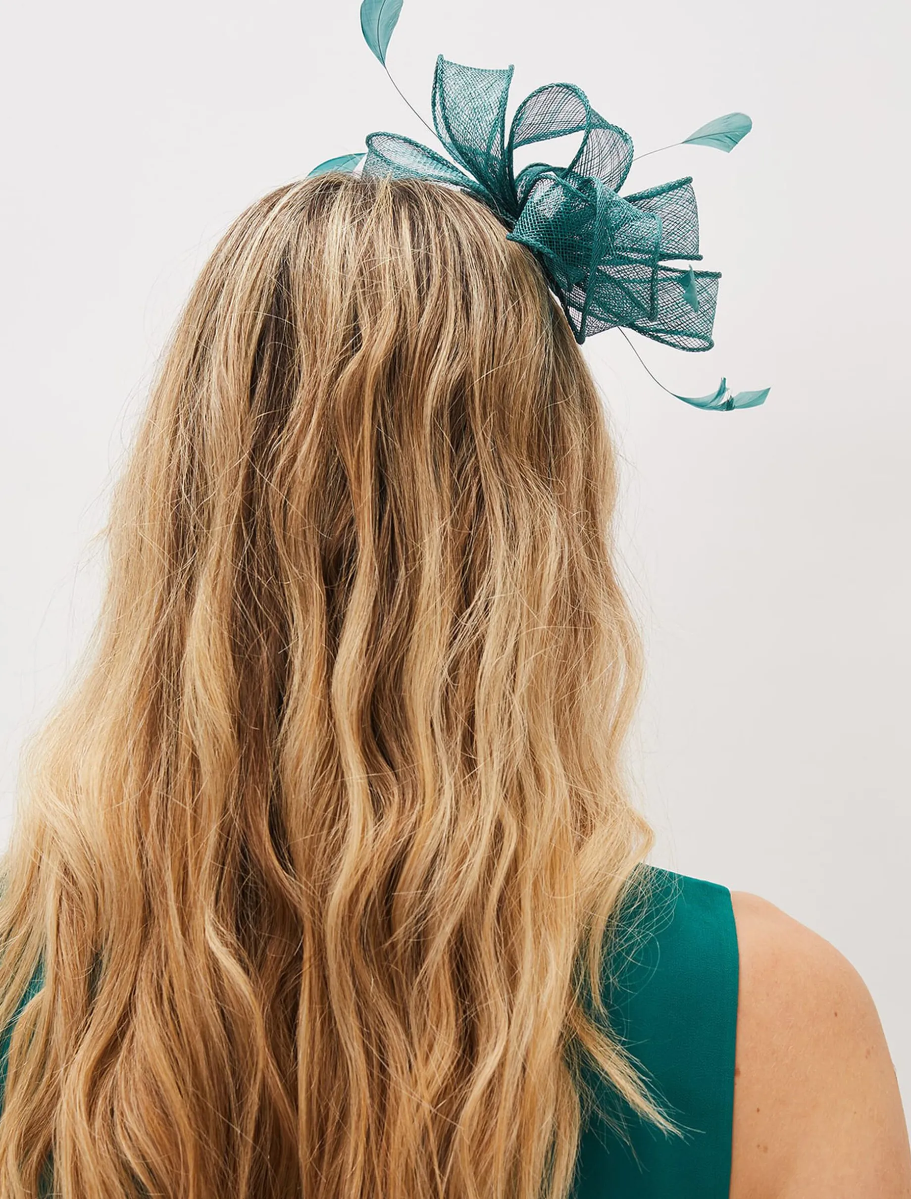 Bow And Feather Headband
