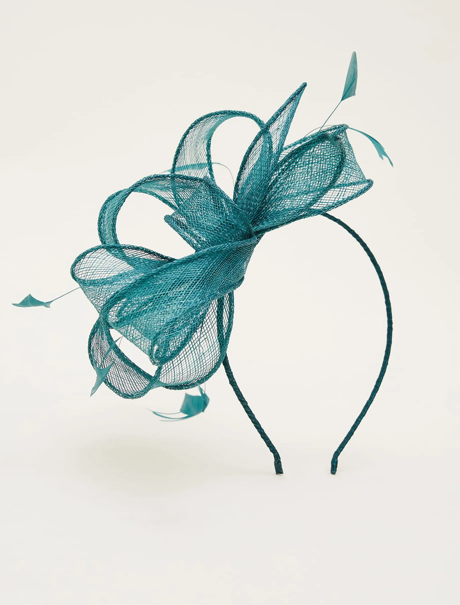 Bow And Feather Headband