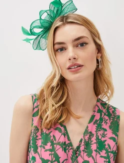 Bow And Feather Headband