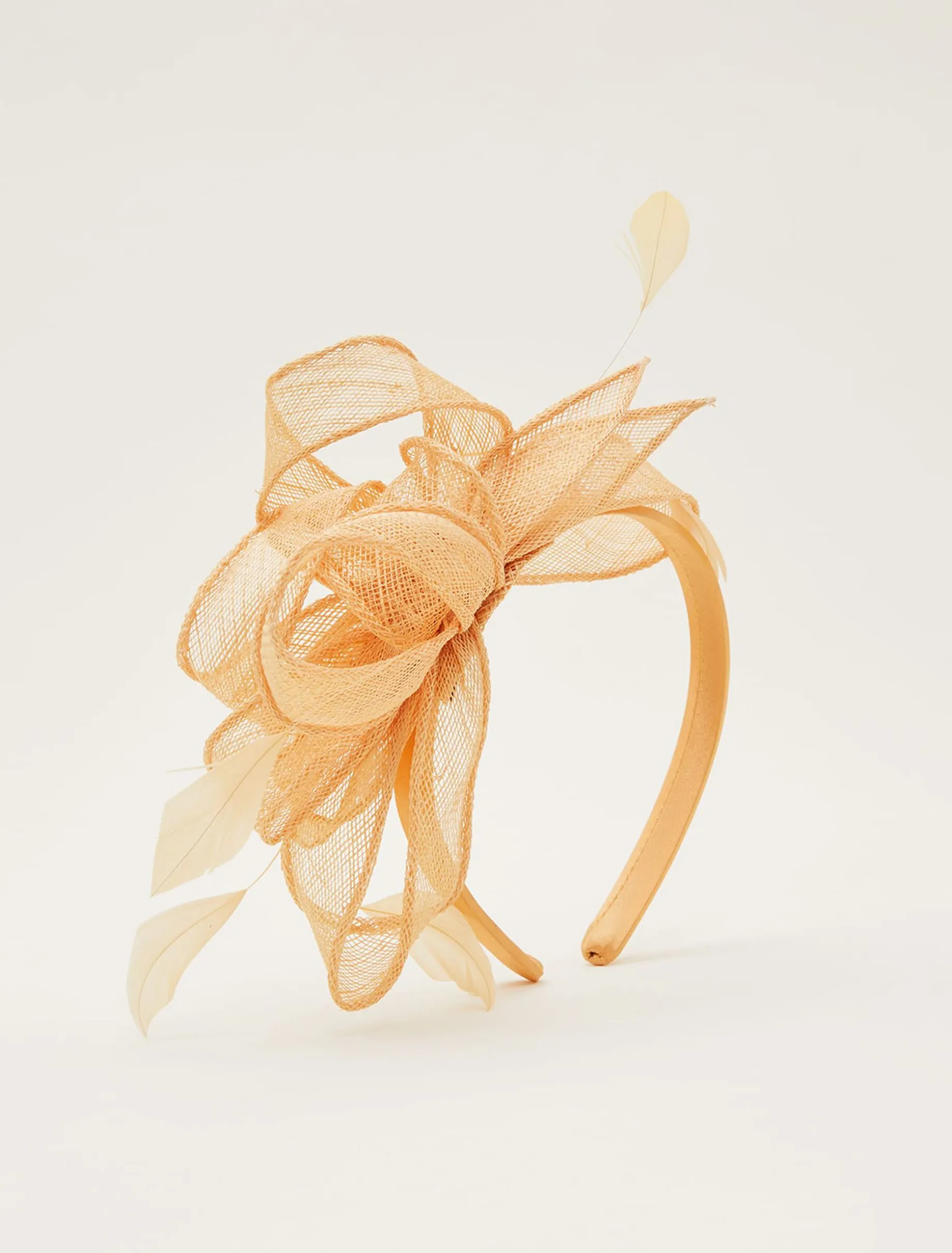 Bow And Feather Headband