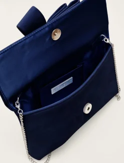Bow Front Clutch Bag