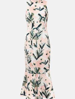 Braelyn Peplum Scuba Dress