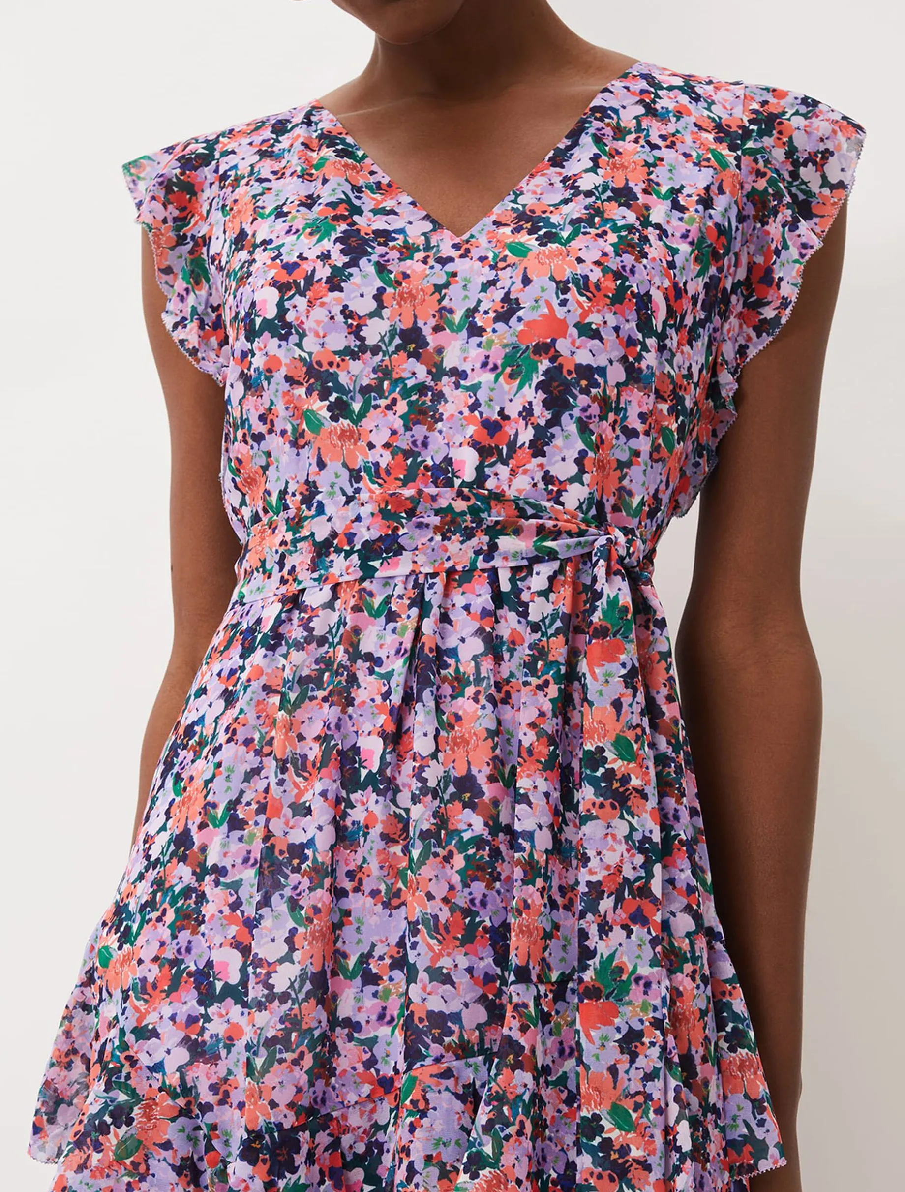 Breesha Floral Midi Dress