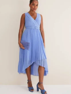 Brianna Pleated Midaxi Dress