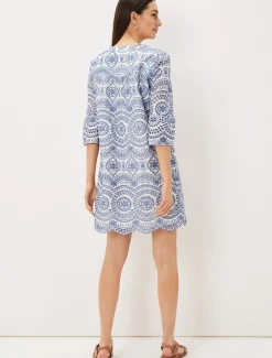 Brianne Broderie Shift Dress