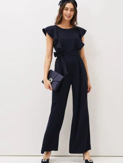 Bridie Frill Bodice Wide Leg Jumpsuit