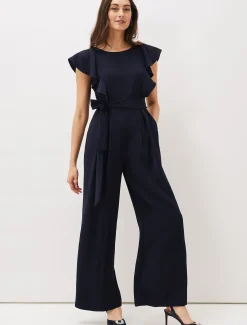 Bridie Frill Bodice Wide Leg Jumpsuit