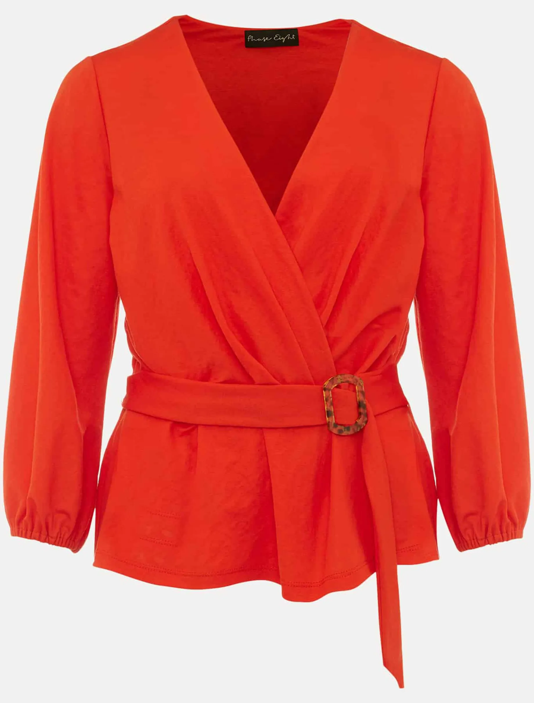 Brigitte Wrap Buckle Top