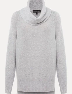 Bronte Cowl Neck Sequin Jumper