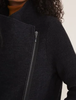 Byanca Zip Knit Coat