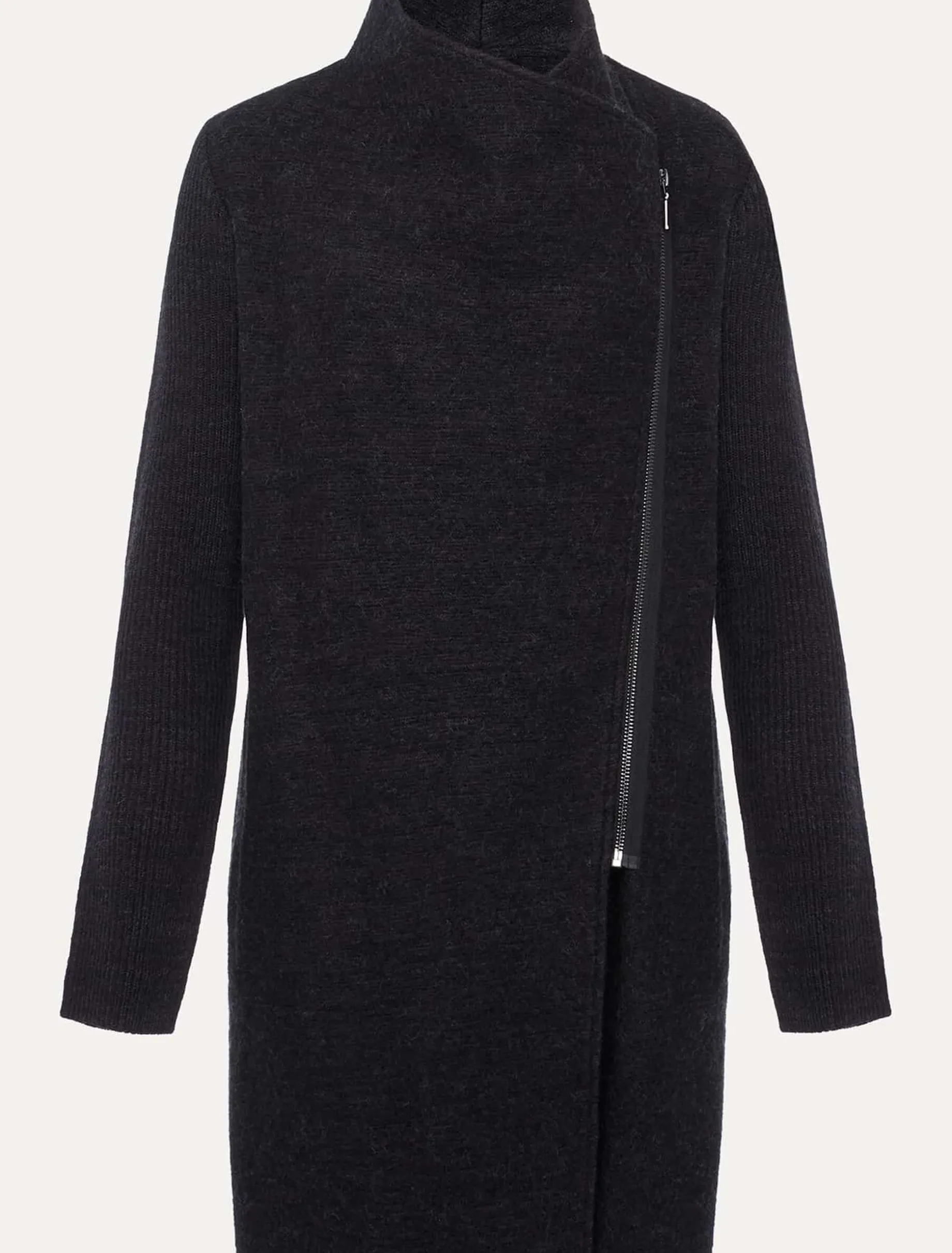 Byanca Zip Knit Coat