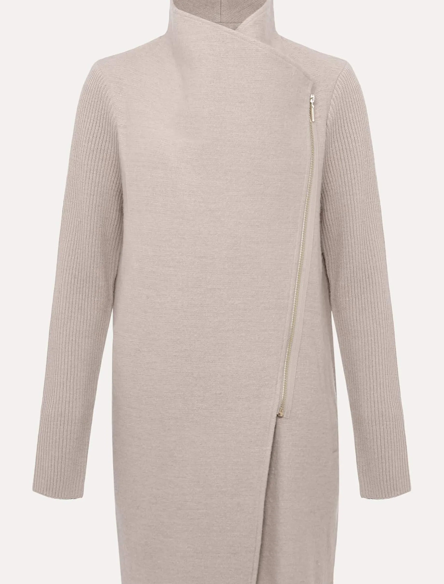 Byanca Zip Knit Coat