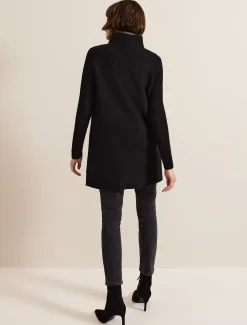 Byanca Zip Knit Coat