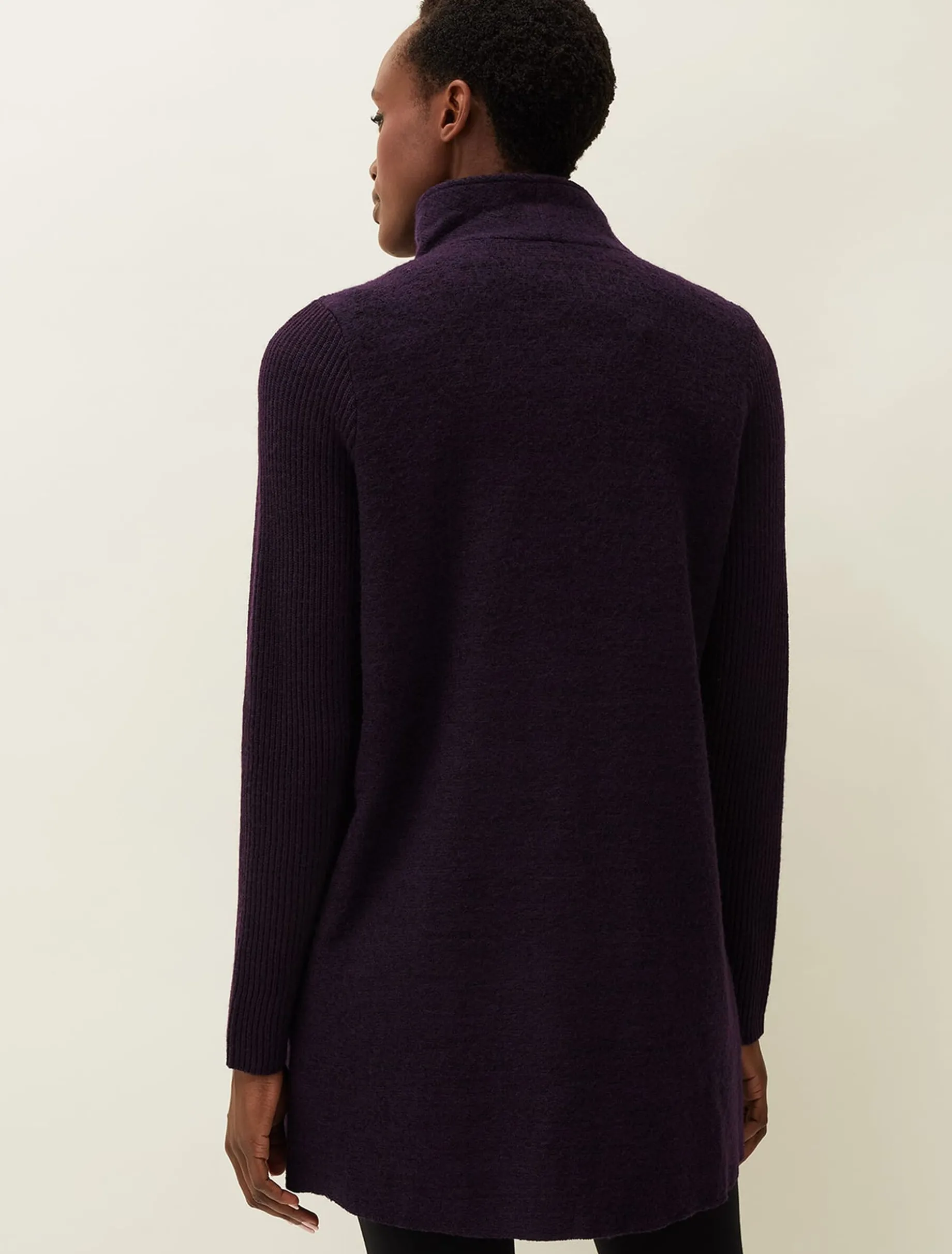 Byanca Zip Knit Coat
