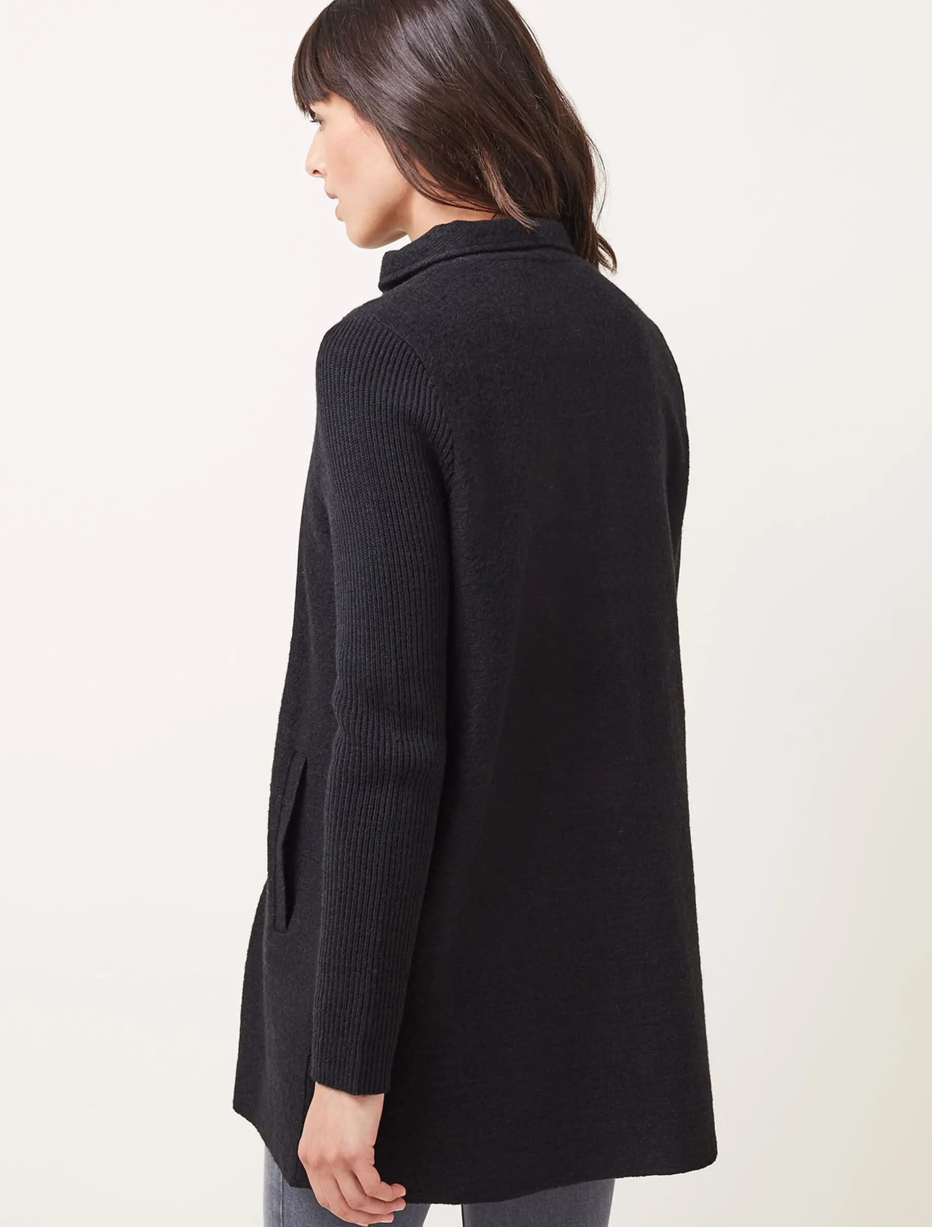 Byanca Zip Knit Coat