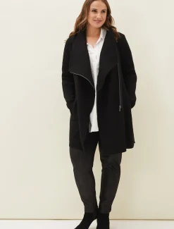 Byanca Zip Knit Coat
